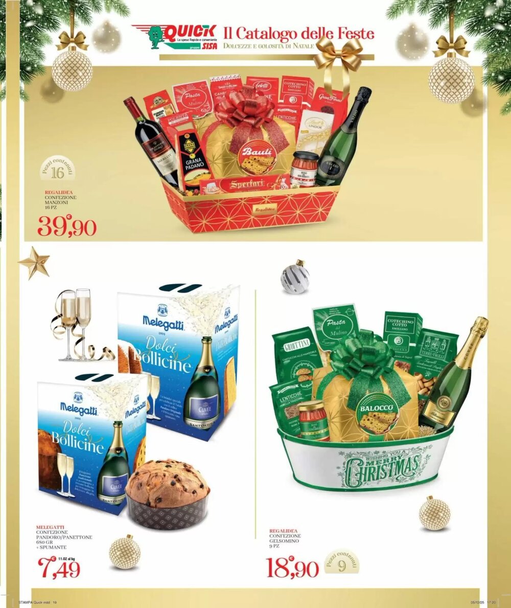 Volantino promozionale Quick Sisa  valide dal 18/12/2025 - Pagina 19.