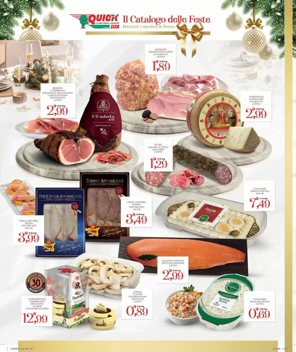 Volantino promozionale Quick Sisa  valide dal 18/12/2025 - Pagina 20.