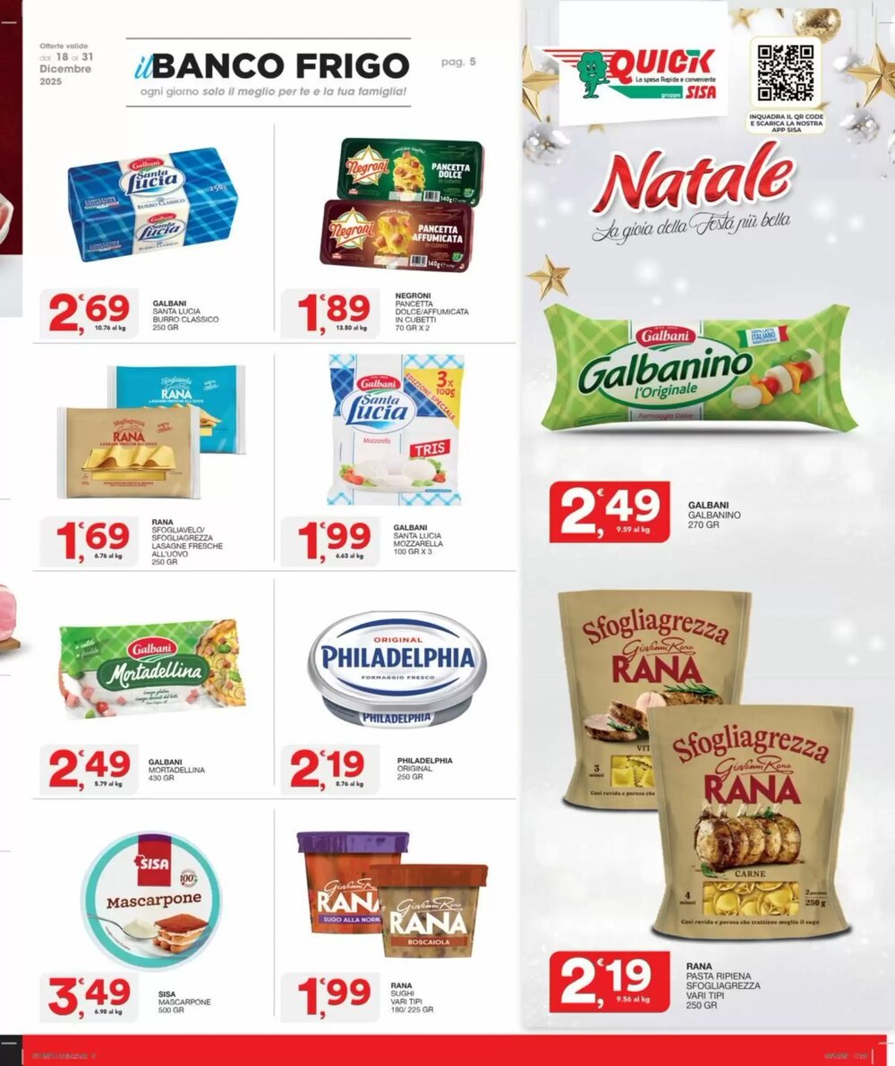 Volantino promozionale Quick Sisa  valide dal 18/12/2025 - Pagina 5.
