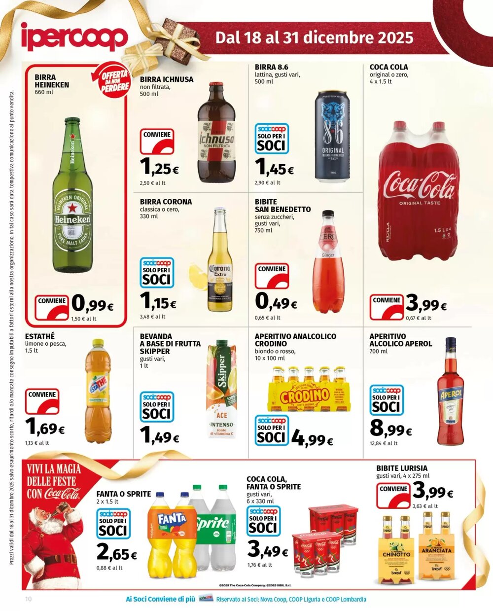 Volantino promozionale Ipercoop  valide dal 18/12/2025 - Pagina 10.