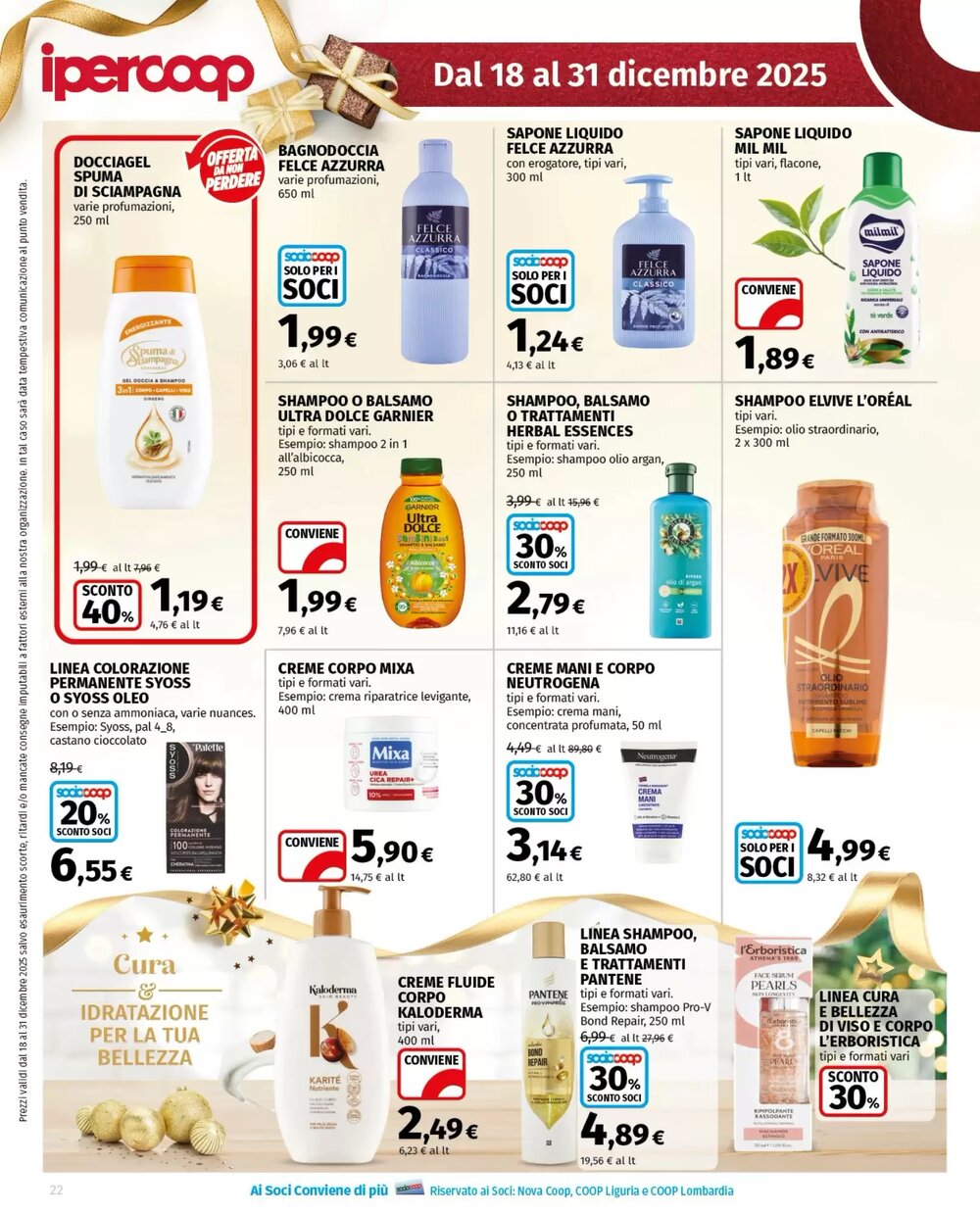 Volantino promozionale Ipercoop  valide dal 18/12/2025 - Pagina 22.