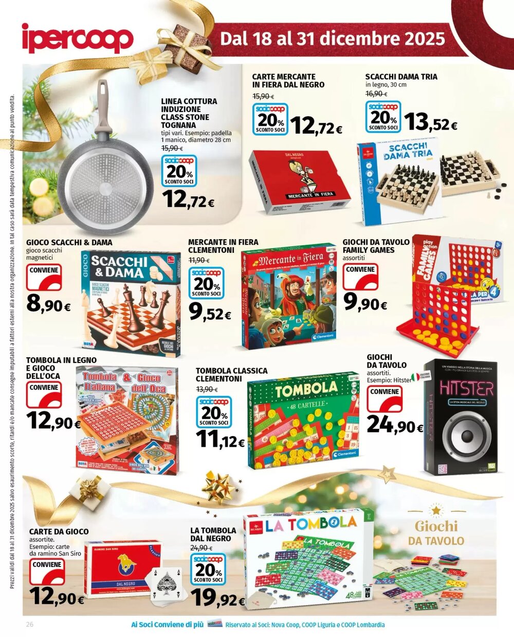 Volantino promozionale Ipercoop  valide dal 18/12/2025 - Pagina 26.