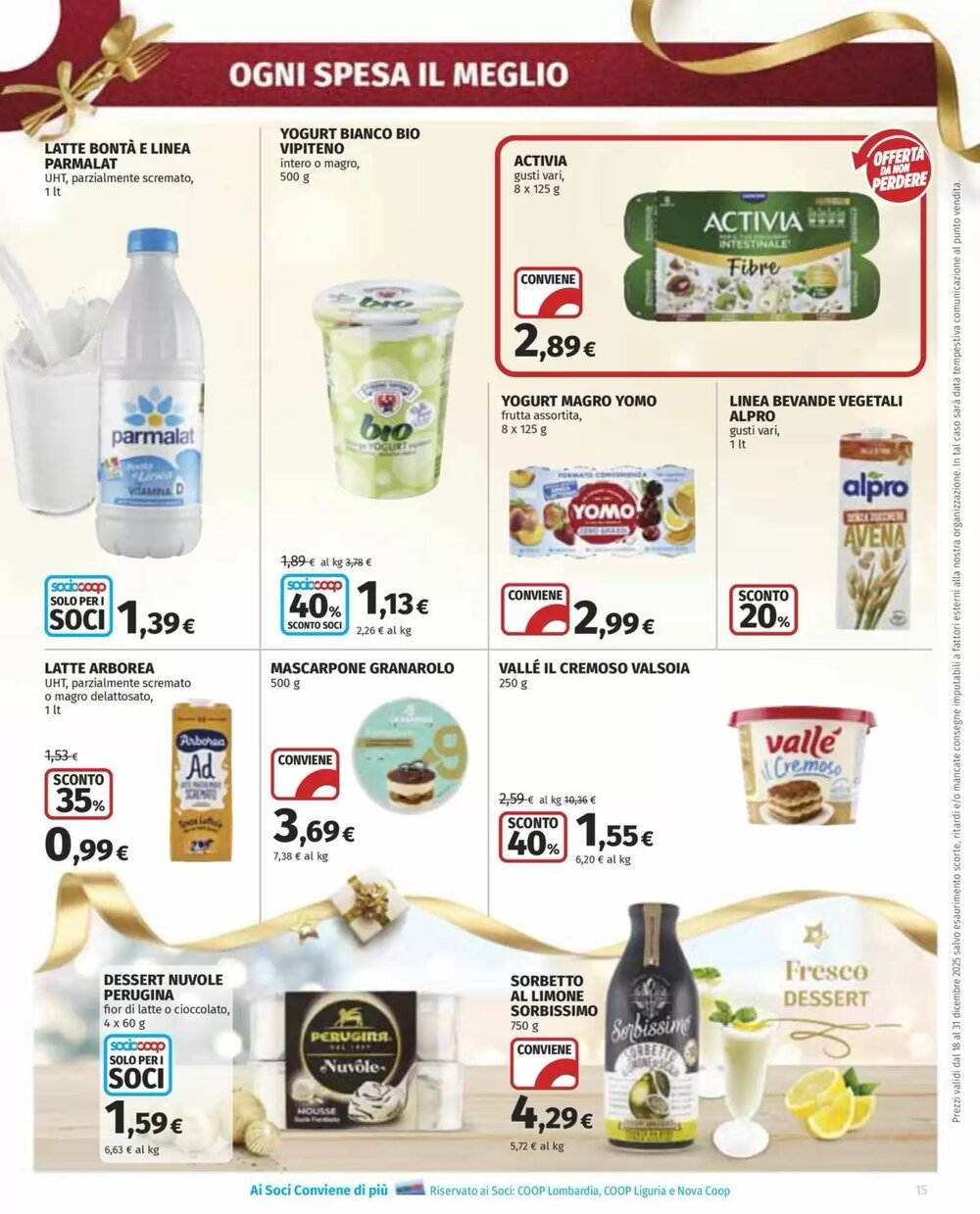 Volantino promozionale Ipercoop  valide dal 18/12/2025 - Pagina 15.