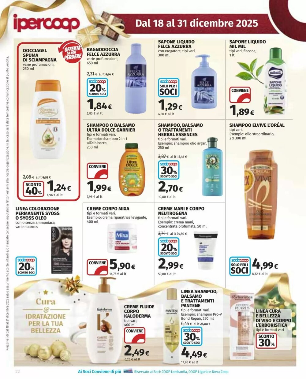 Volantino promozionale Ipercoop  valide dal 18/12/2025 - Pagina 22.