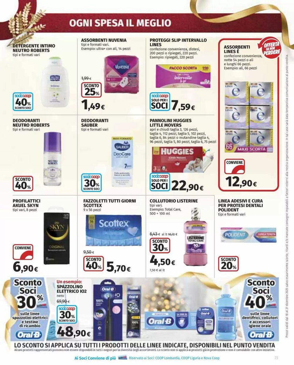 Volantino promozionale Ipercoop  valide dal 18/12/2025 - Pagina 23.