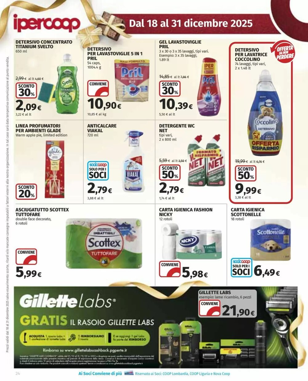 Volantino promozionale Ipercoop  valide dal 18/12/2025 - Pagina 24.