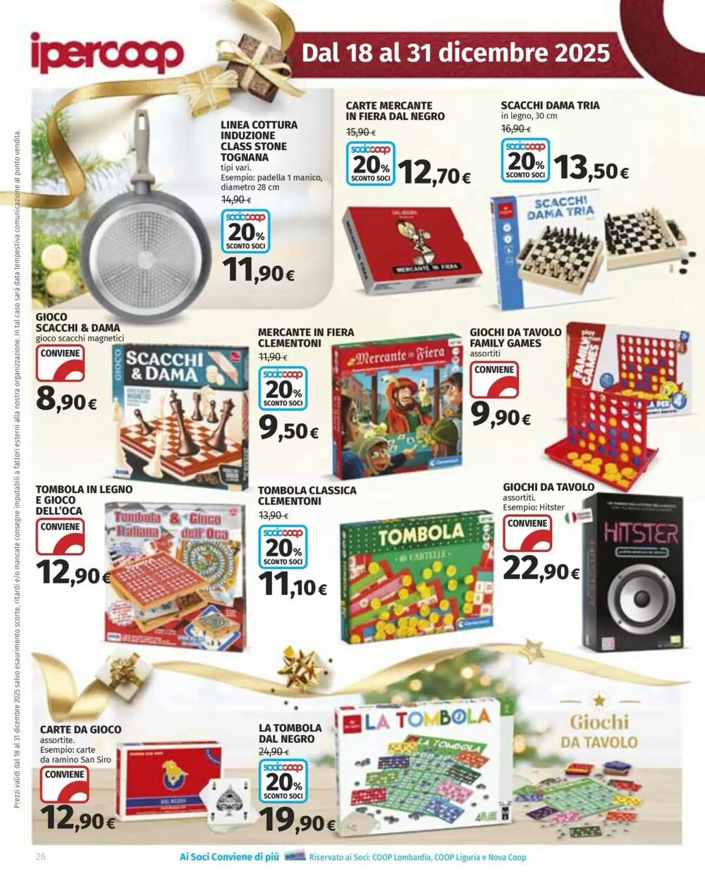 Volantino promozionale Ipercoop  valide dal 18/12/2025 - Pagina 26.