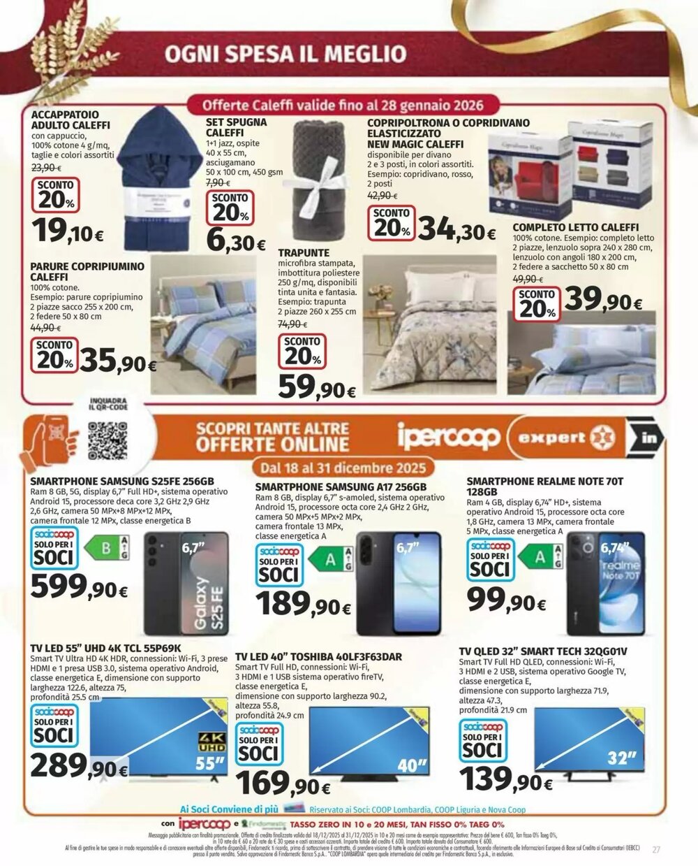 Volantino promozionale Ipercoop  valide dal 18/12/2025 - Pagina 27.