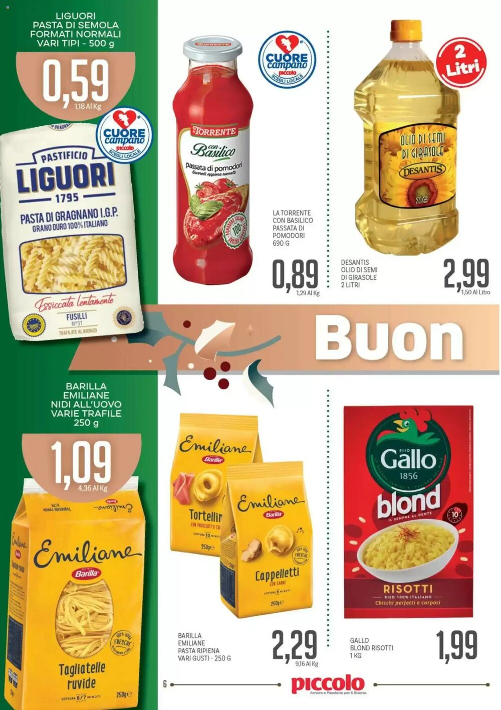 Volantino promozionale Supermercati Piccolo  valide dal 18/12/2025 - Pagina 6.