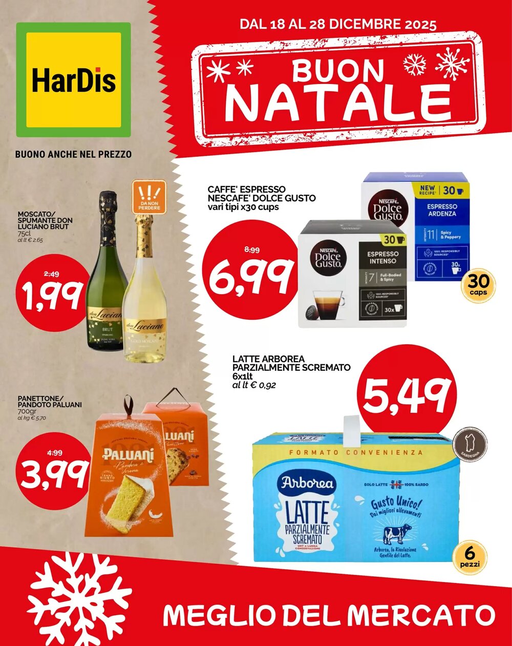 Volantino promozionale Hardis  valide dal 18/12/2025 - Pagina 1.