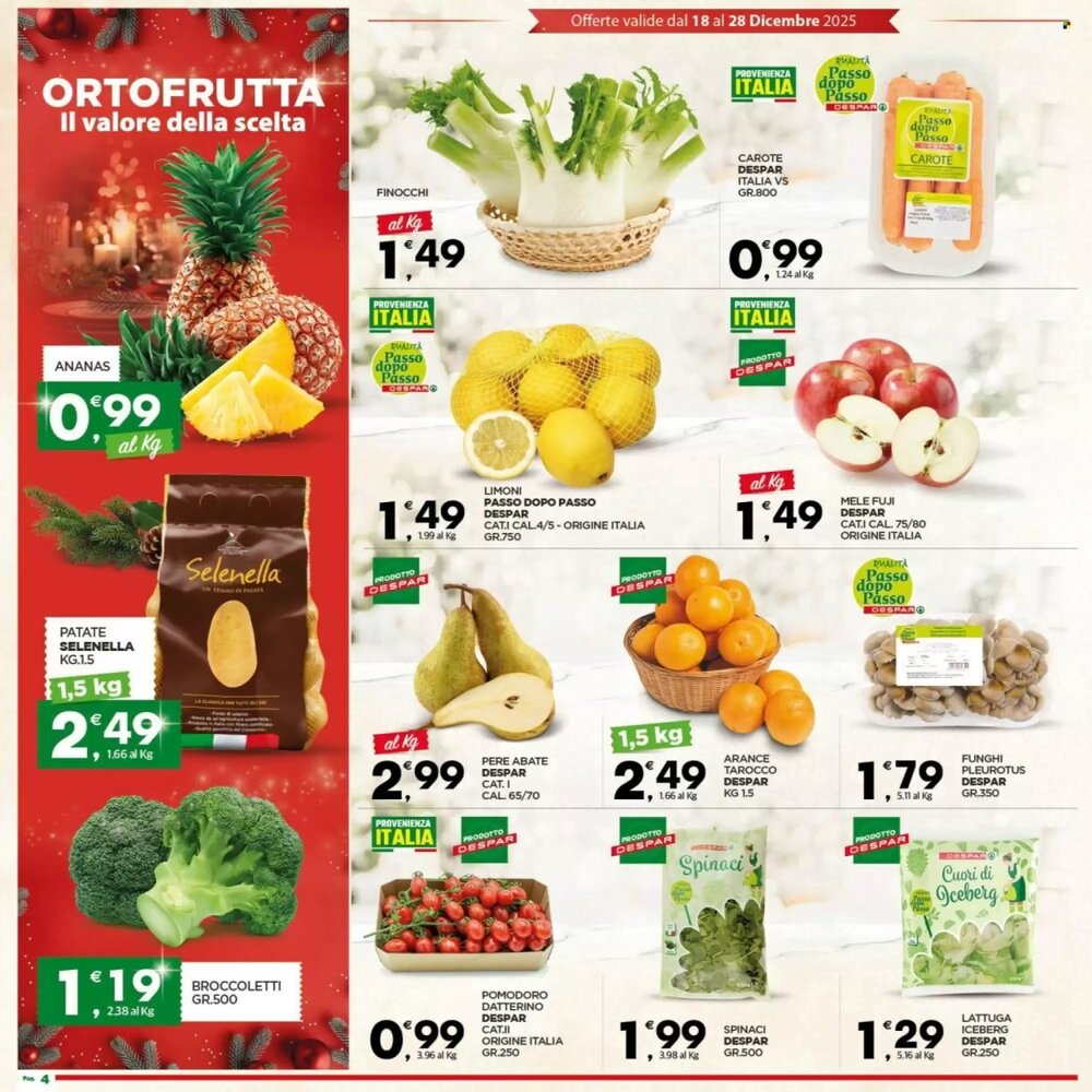 Volantino promozionale Despar Sicilia  valide dal 18/12/2025 - Pagina 4.