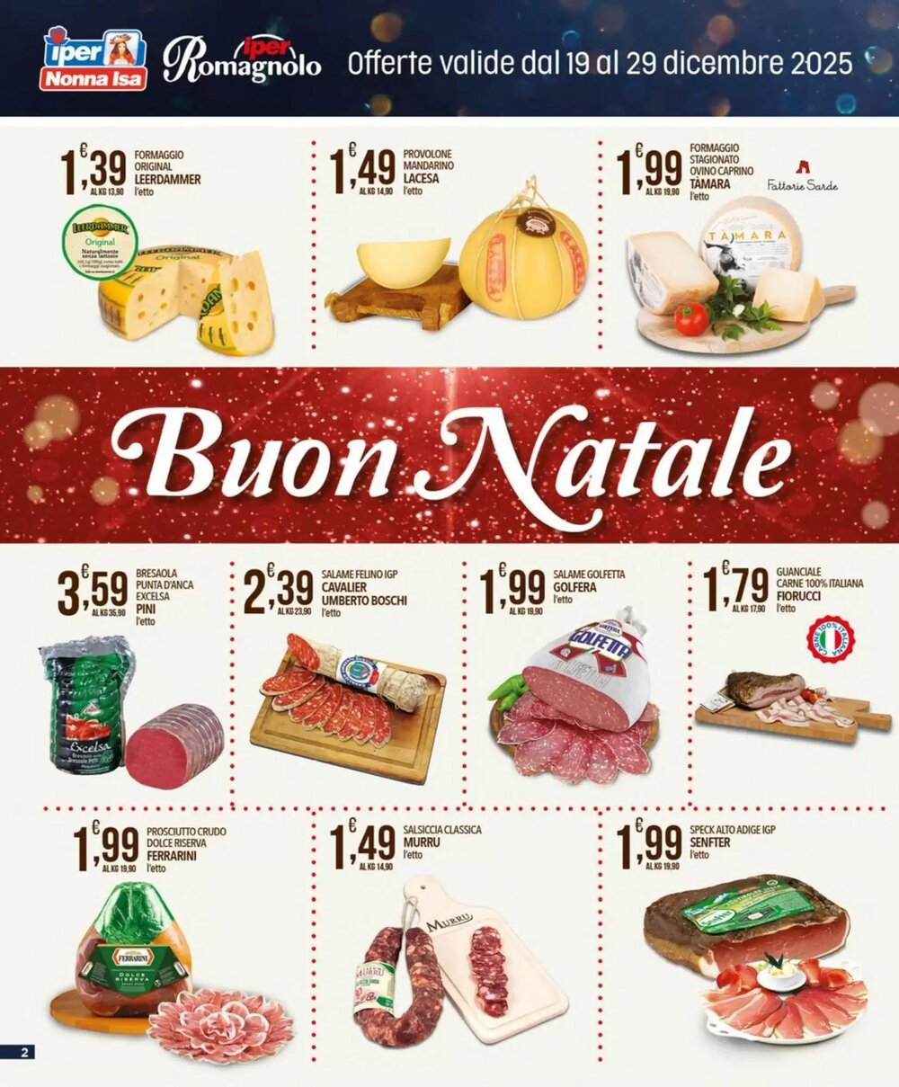 Volantino promozionale Iper Nonna Isa  valide dal 19/12/2025 - Pagina 2.