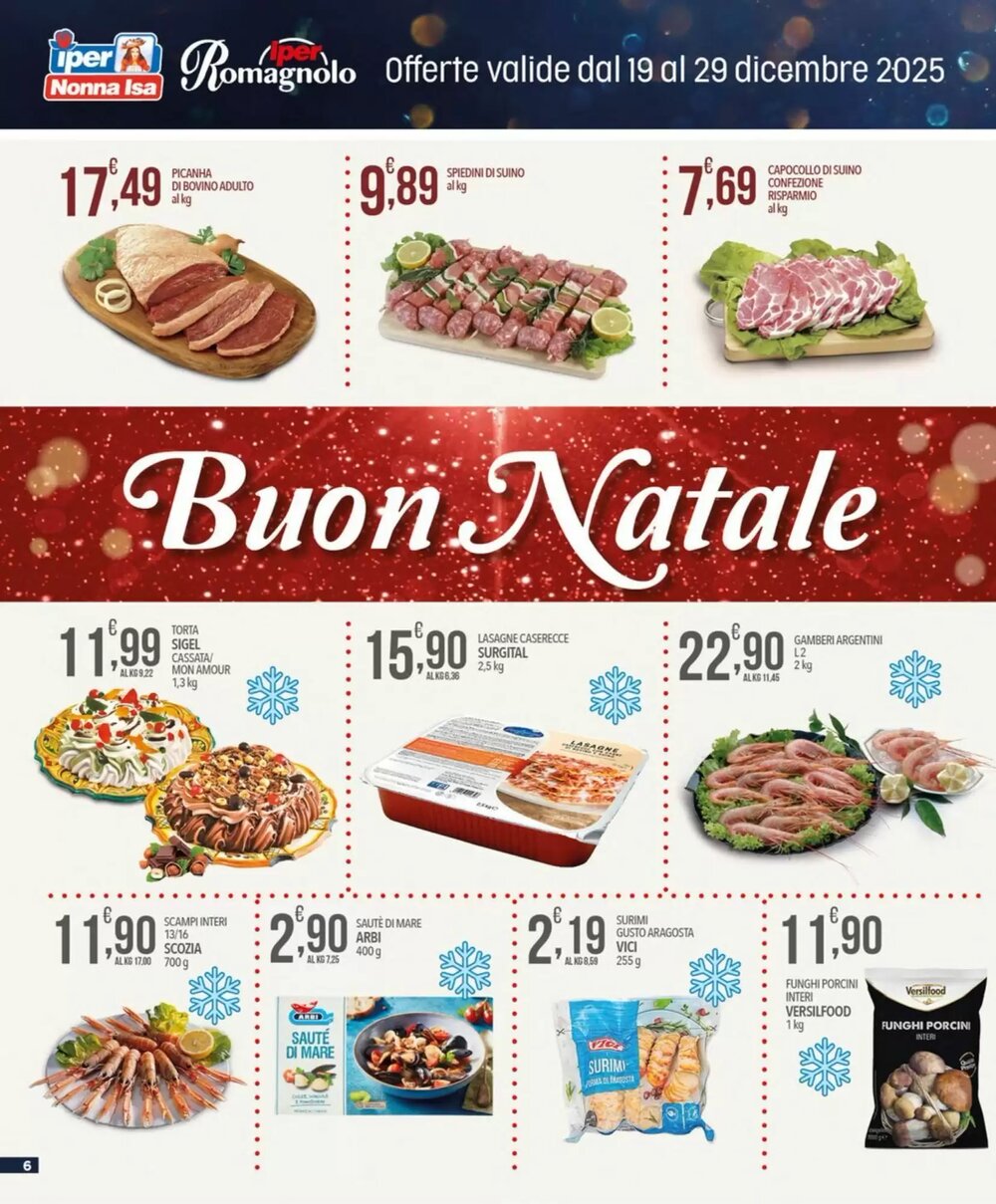 Volantino promozionale Iper Nonna Isa  valide dal 19/12/2025 - Pagina 6.