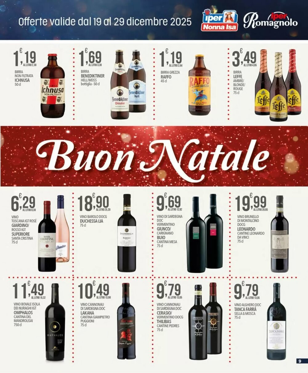 Volantino promozionale Iper Nonna Isa  valide dal 19/12/2025 - Pagina 9.