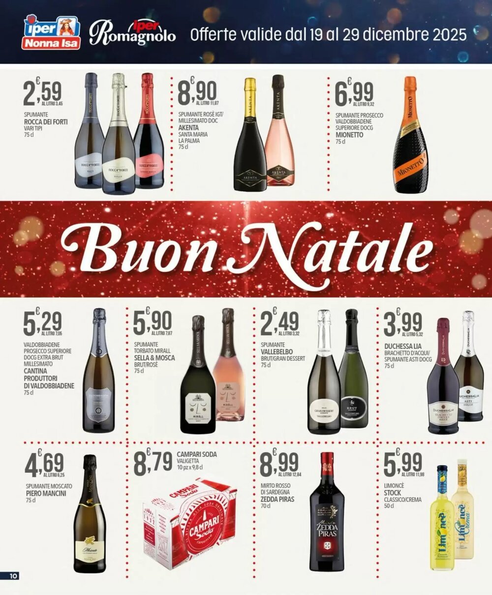 Volantino promozionale Iper Romagnolo  valide dal 19/12/2025 - Pagina 10.