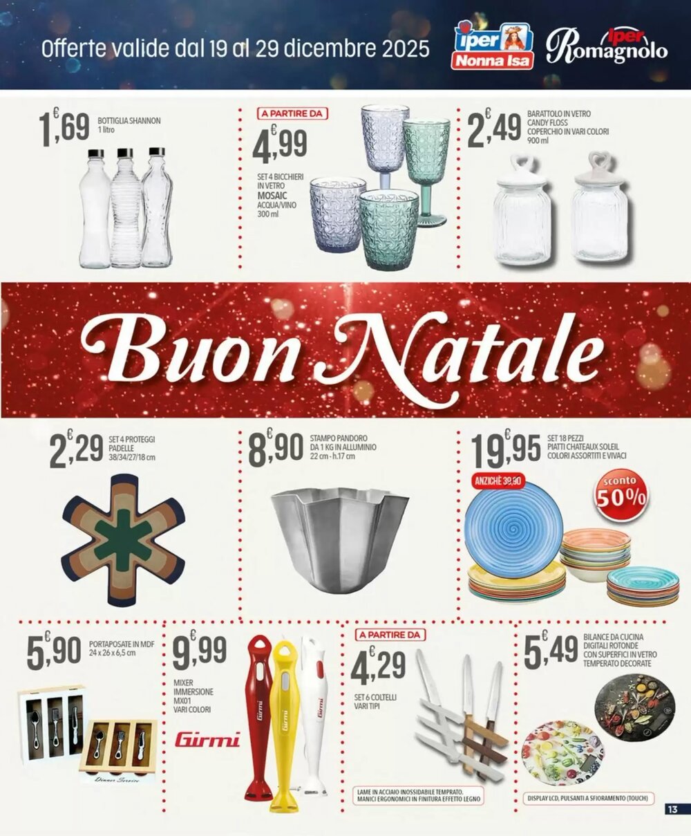 Volantino promozionale Iper Romagnolo  valide dal 19/12/2025 - Pagina 13.