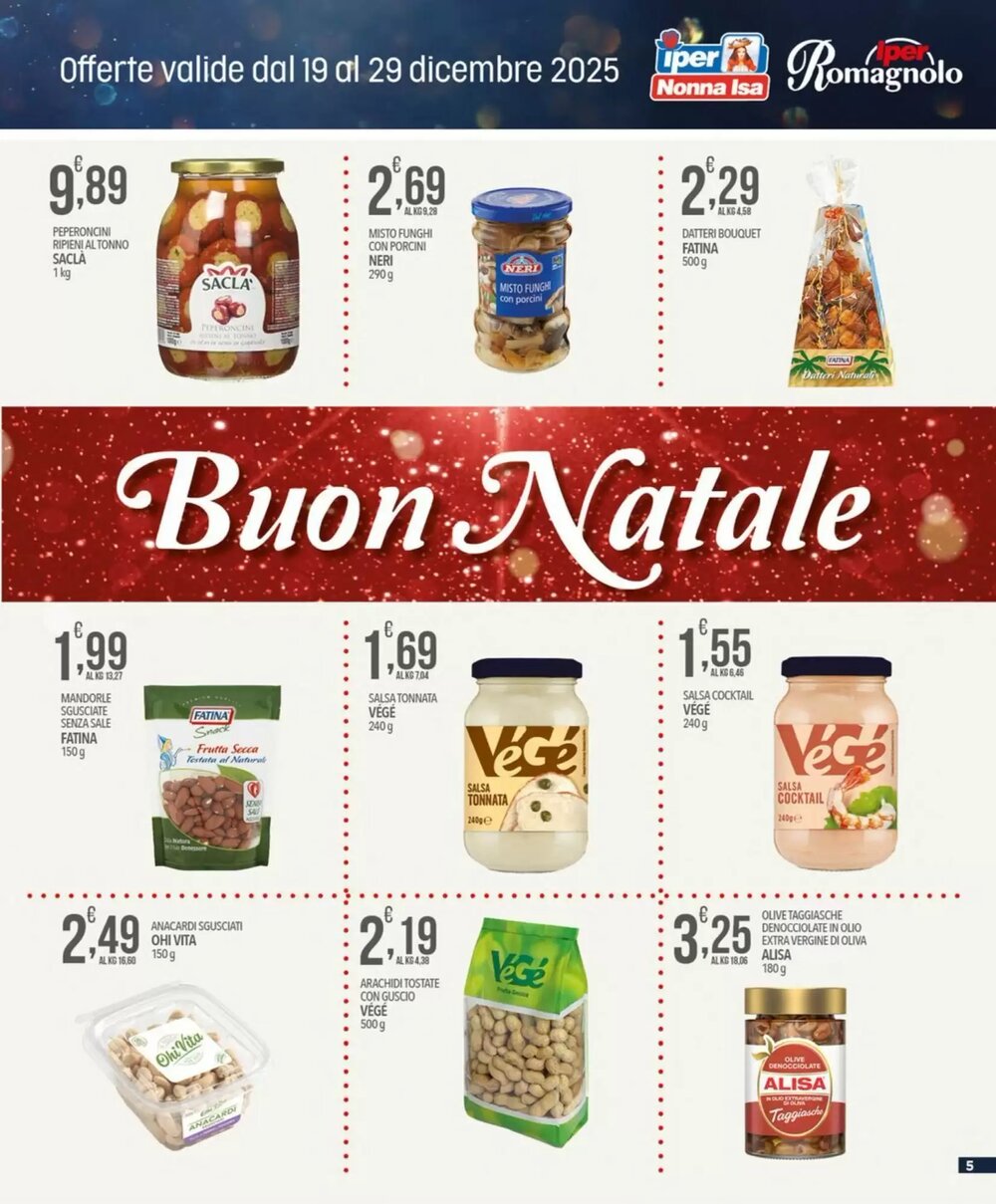 Volantino promozionale Iper Romagnolo  valide dal 19/12/2025 - Pagina 5.
