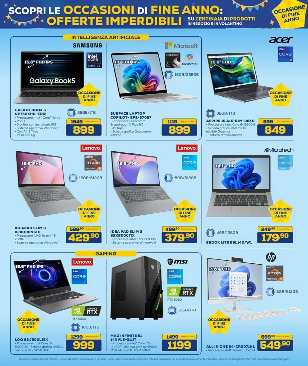 Volantino promozionale Euronics  valide dal 19/12/2025 - Pagina 7.