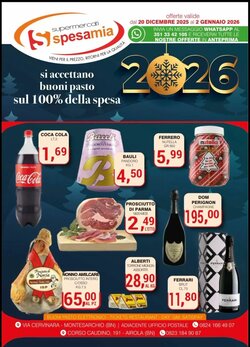 Volantino promozionale Supermercati Spesa Mia  valide dal 20/12/2025