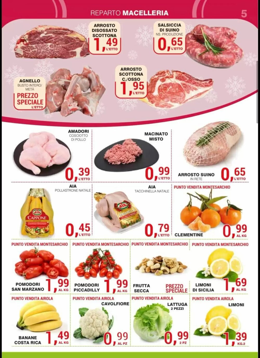 Volantino promozionale Supermercati Spesa Mia  valide dal 20/12/2025 - Pagina 5.