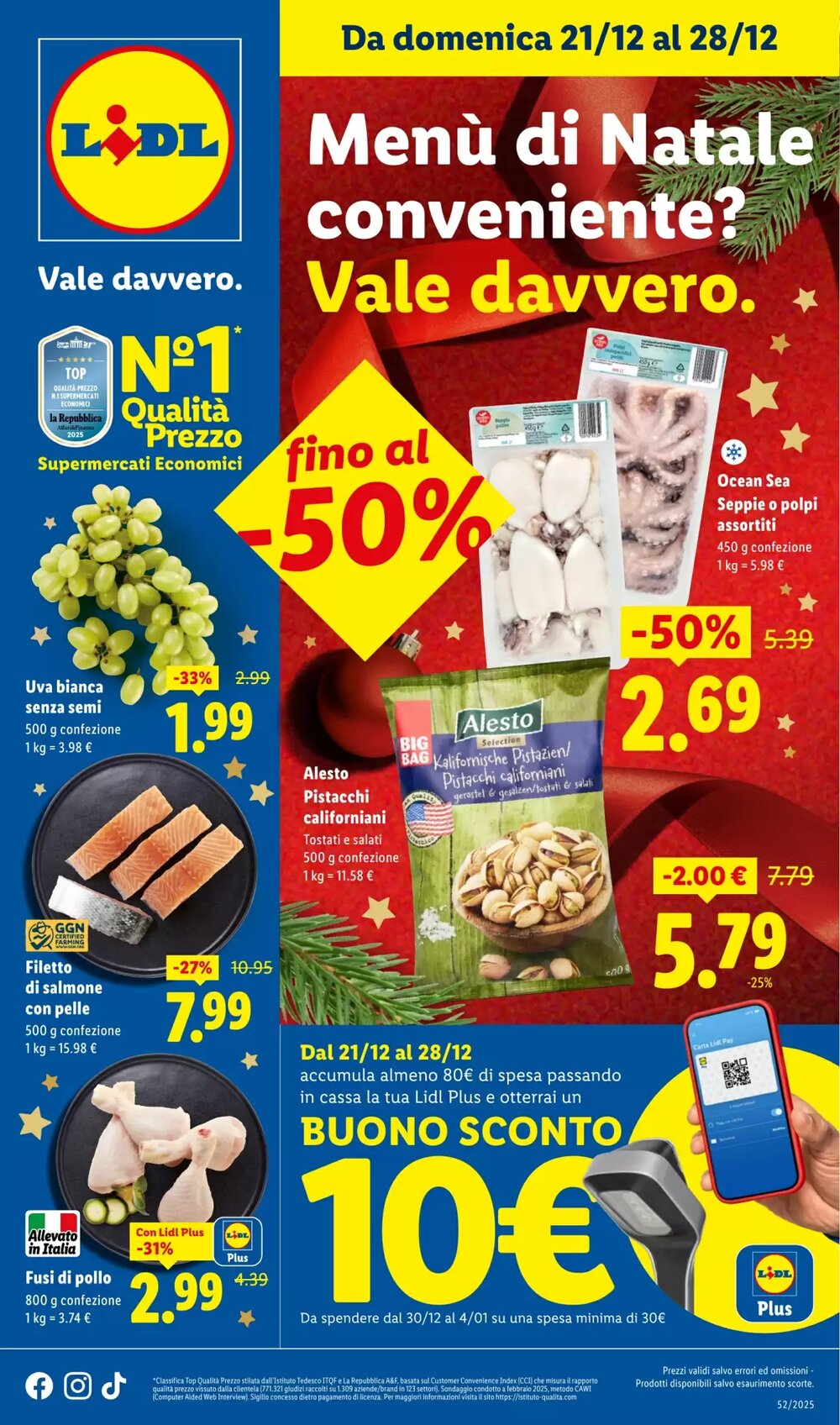 Volantino promozionale Lidl  valide dal 21/12/2025 - Pagina 1.