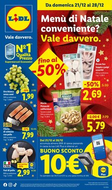Volantino promozionale Lidl  valide dal 21/12/2025