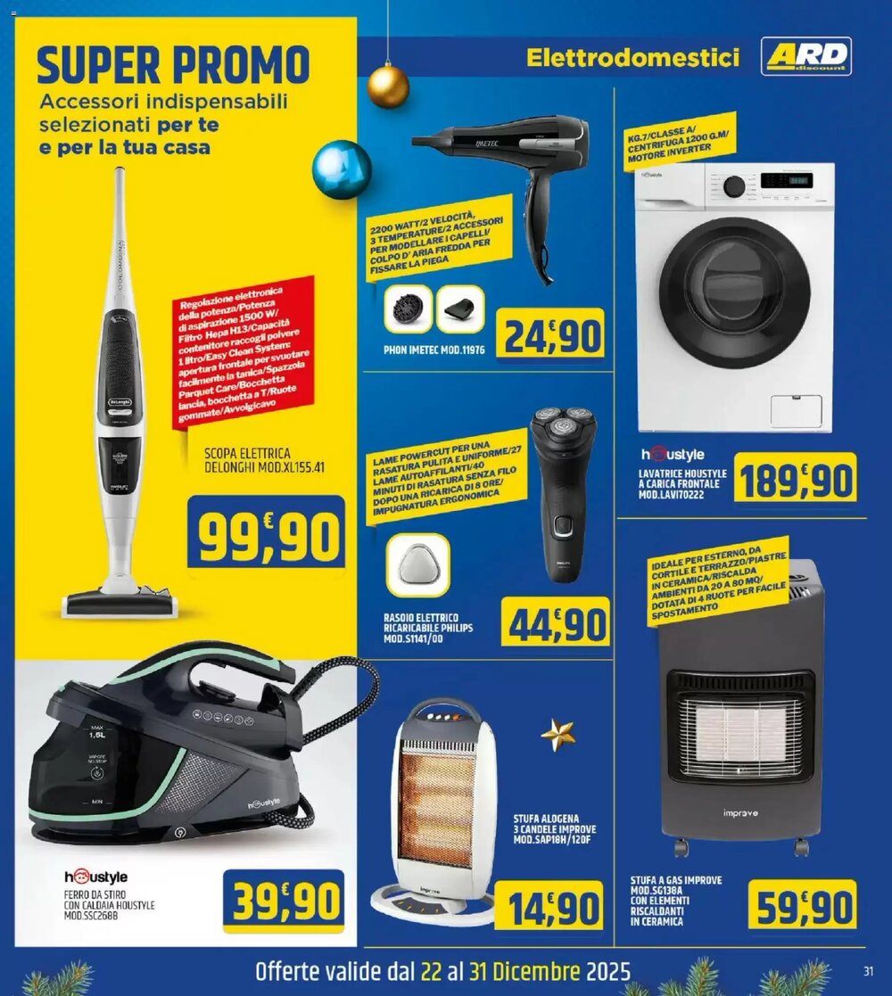 Volantino promozionale Ard Discount  valide dal 22/12/2025 - Pagina 31.