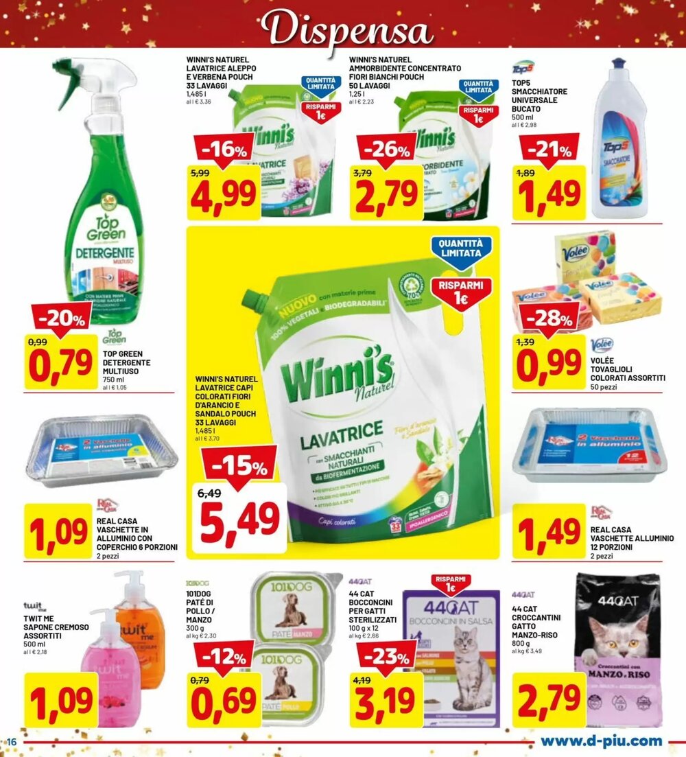 Volantino promozionale DPiù  valide dal 22/12/2025 - Pagina 16.