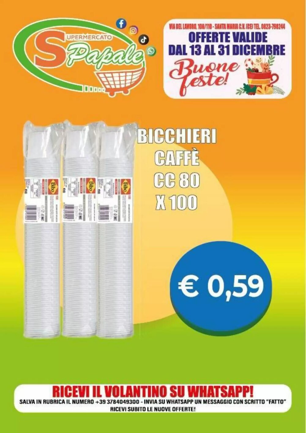 Volantino promozionale Supermercato Papale  valide dal 22/12/2025 - Pagina 3.