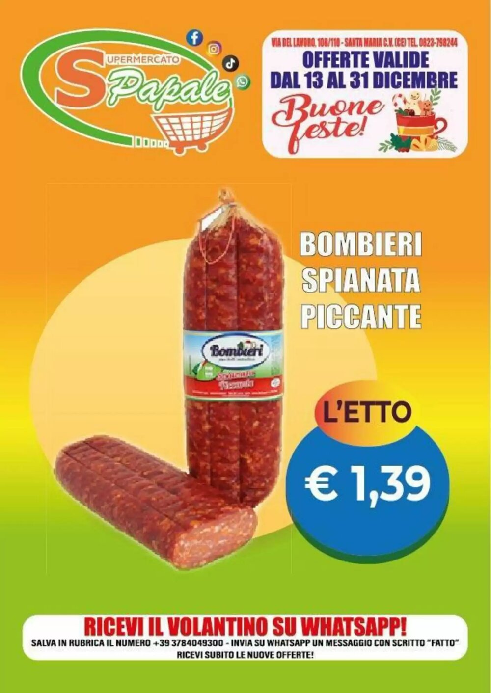Volantino promozionale Supermercato Papale  valide dal 22/12/2025 - Pagina 4.