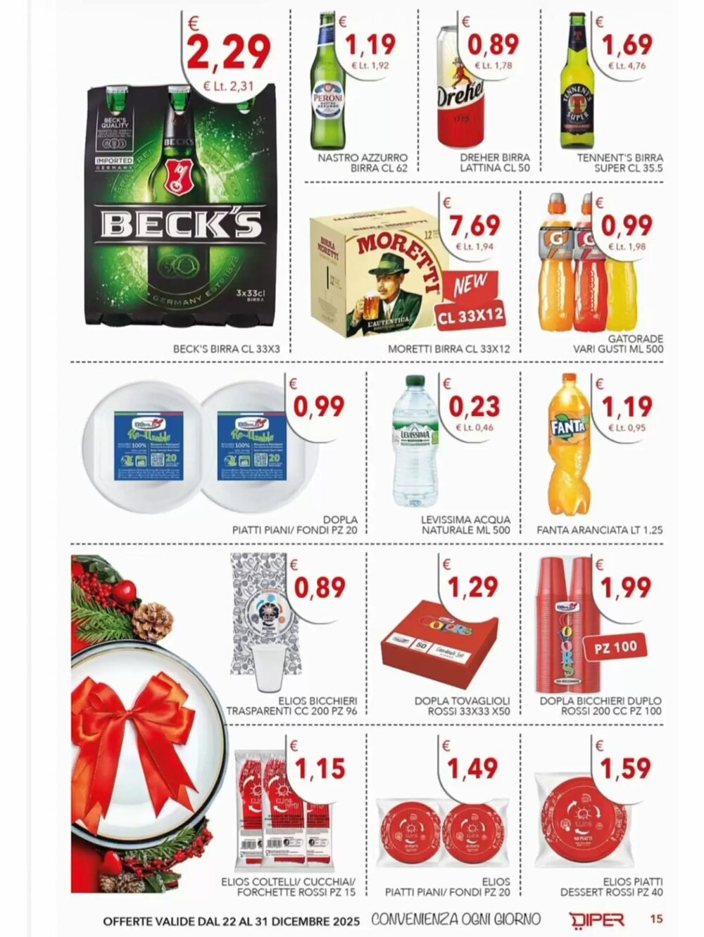 Volantino promozionale Diper  valide dal 22/12/2025 - Pagina 15.