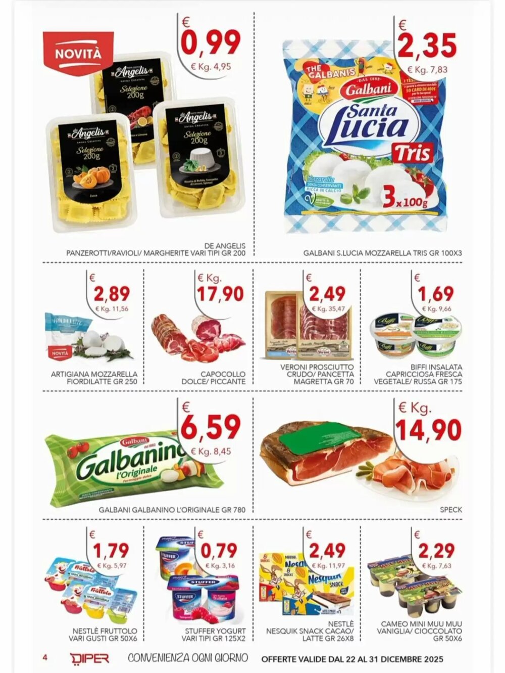 Volantino promozionale Diper  valide dal 22/12/2025 - Pagina 4.