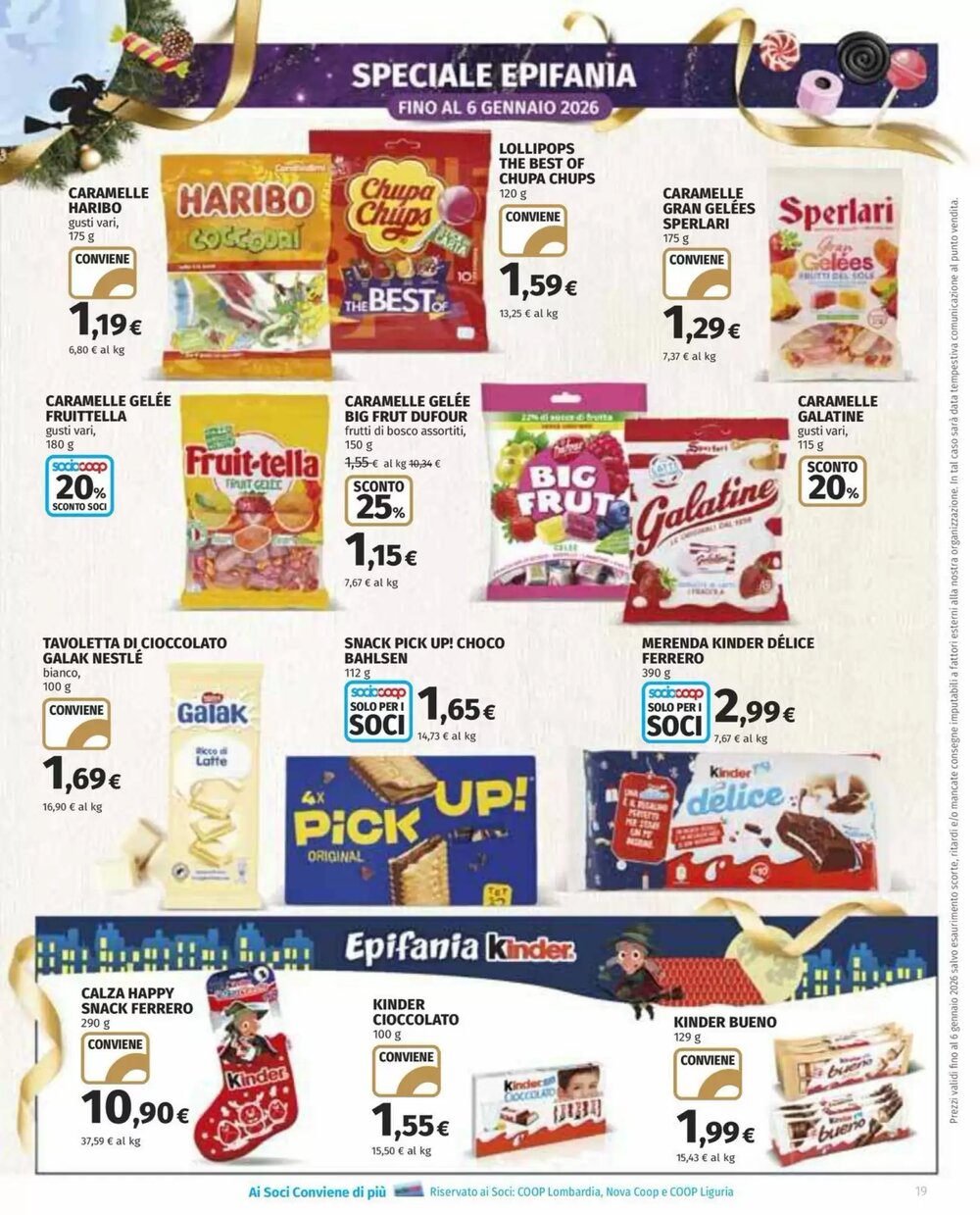 Volantino promozionale Coop  valide dal 22/12/2025 - Pagina 19.