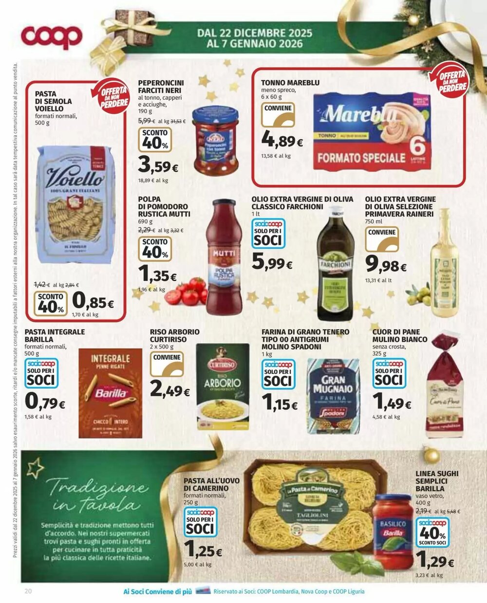 Volantino promozionale Coop  valide dal 22/12/2025 - Pagina 20.