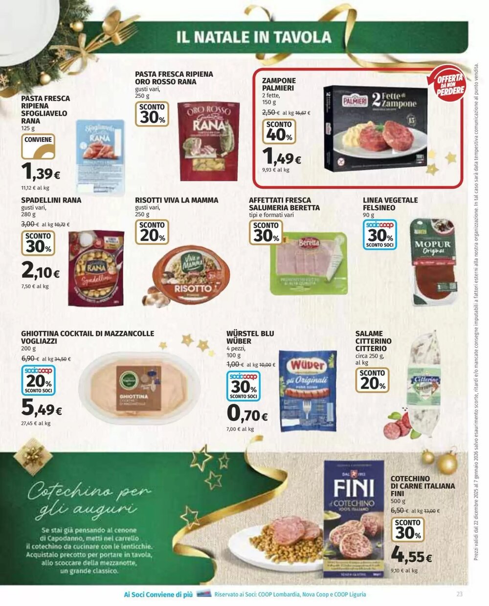 Volantino promozionale Coop  valide dal 22/12/2025 - Pagina 23.