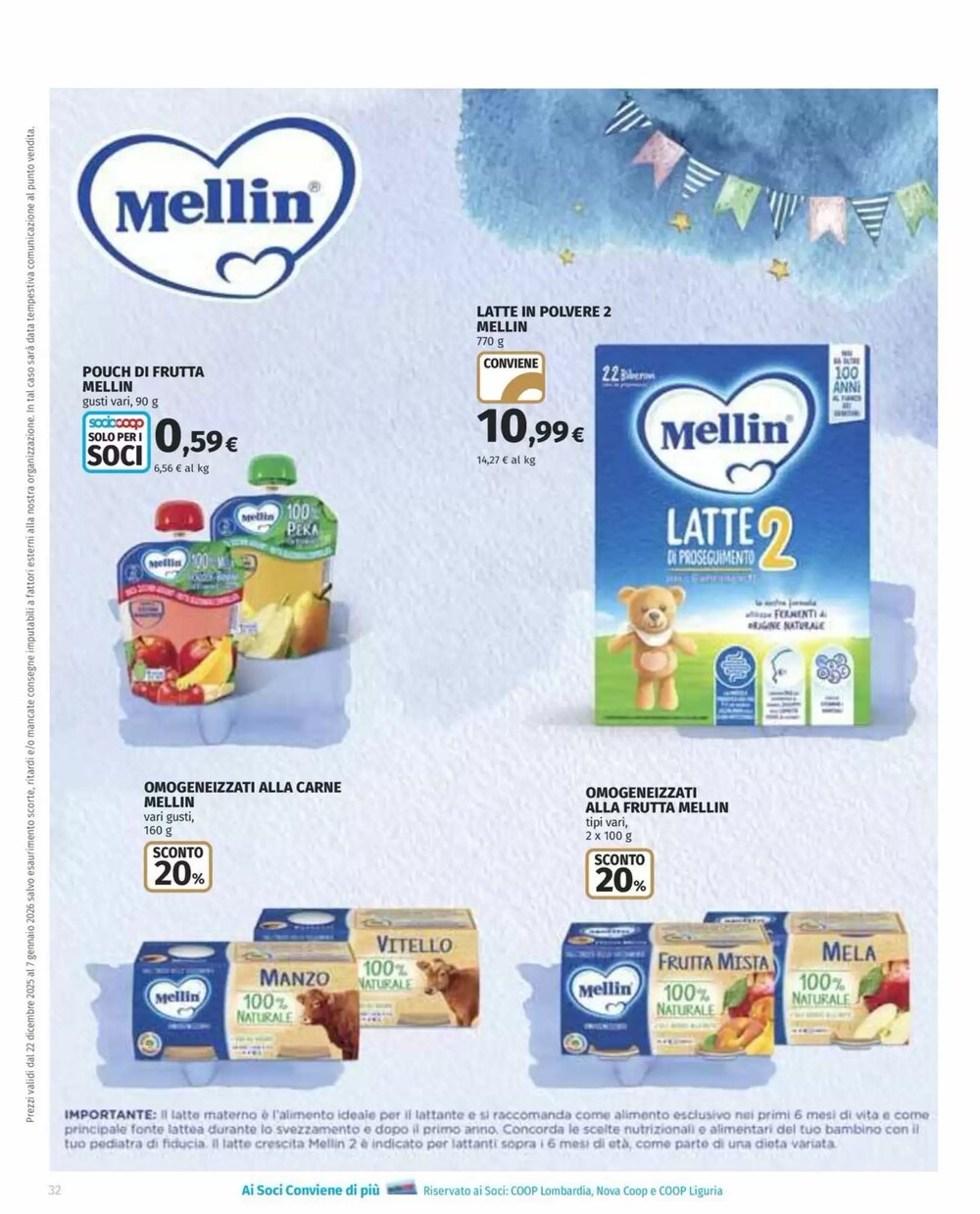 Volantino promozionale Coop  valide dal 22/12/2025 - Pagina 32.
