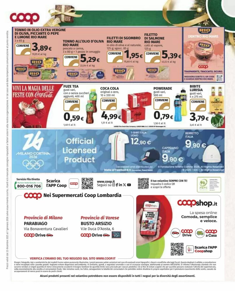 Volantino promozionale Coop  valide dal 22/12/2025 - Pagina 34.