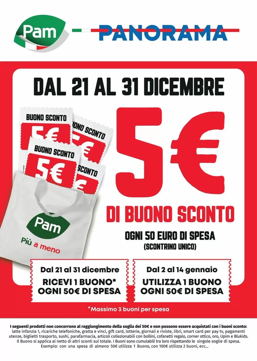 Volantino promozionale Panorama  valide dal 22/12/2025 - Pagina 1.