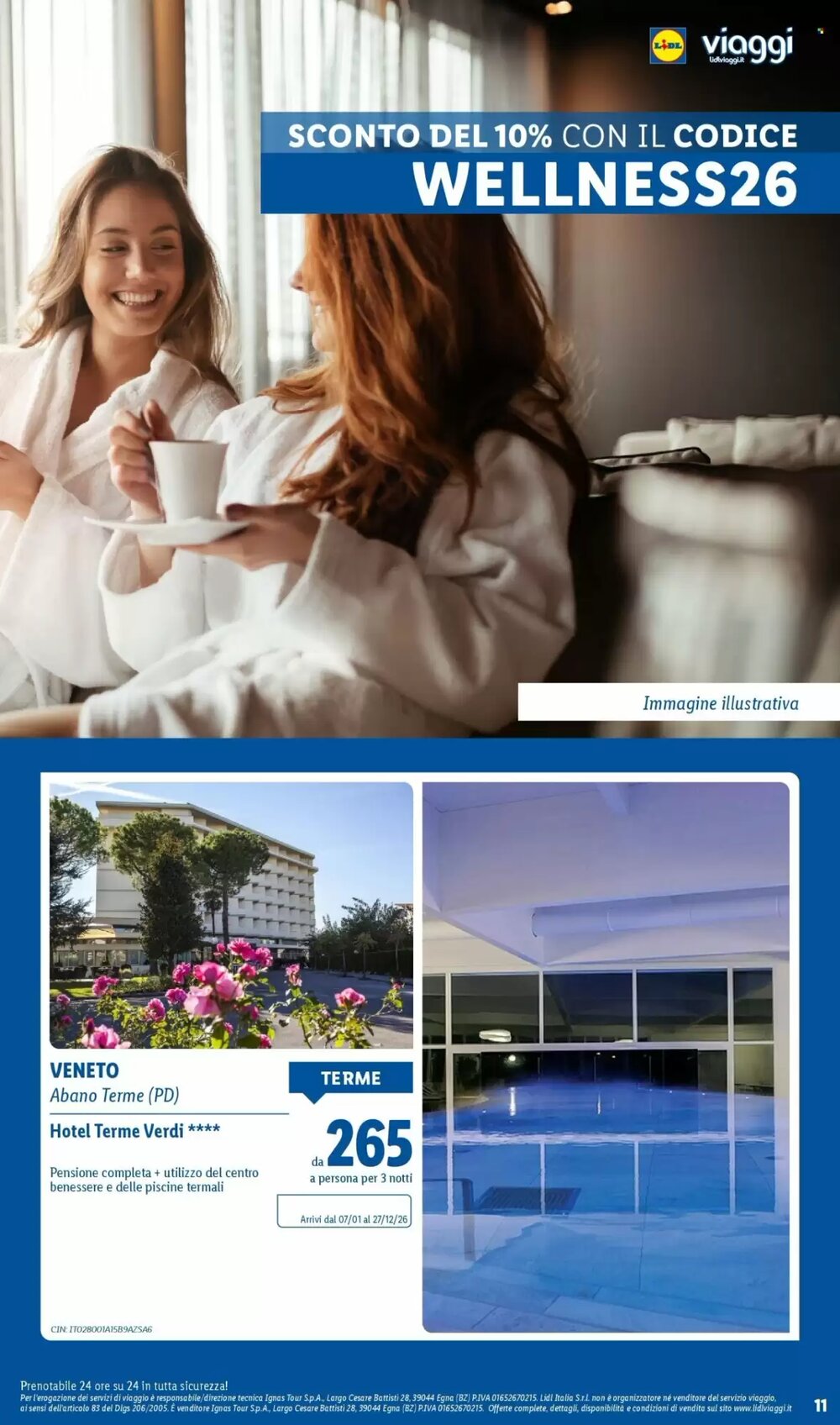 Volantino promozionale Lidl Viaggi  valide dal 22/12/2025 - Pagina 11.