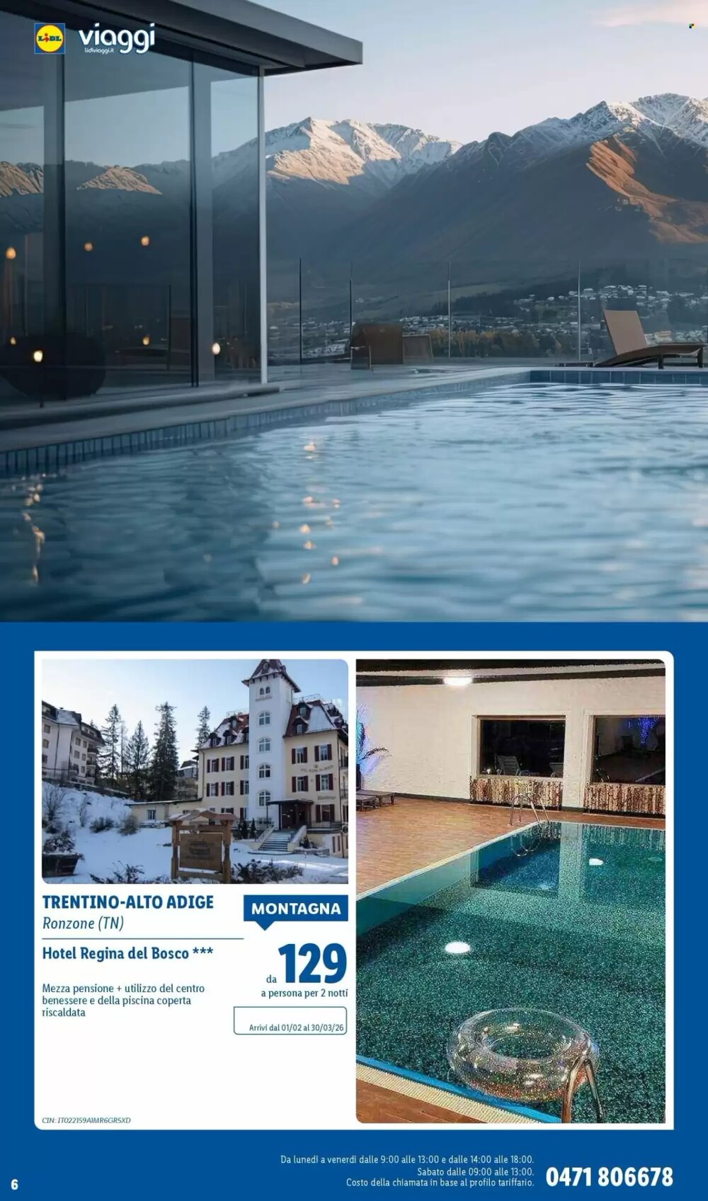 Volantino promozionale Lidl Viaggi  valide dal 22/12/2025 - Pagina 6.