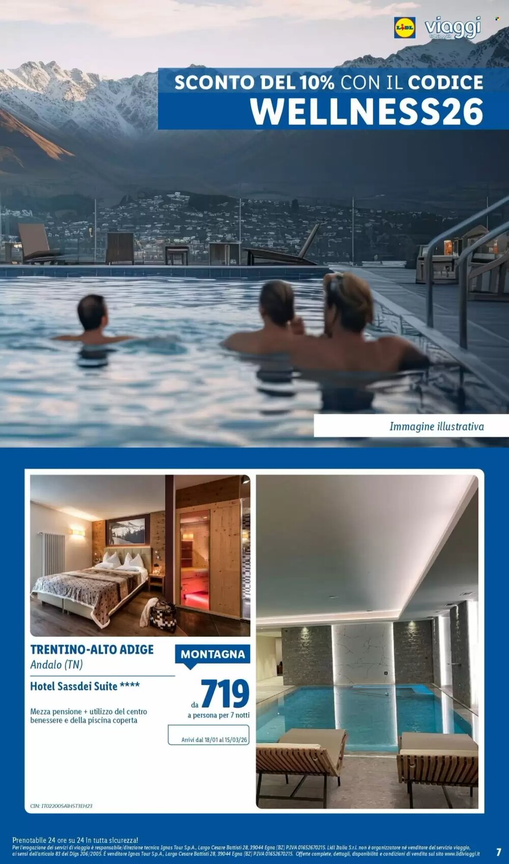 Volantino promozionale Lidl Viaggi  valide dal 22/12/2025 - Pagina 7.