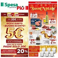 Volantino promozionale SpesaPiù Supermercati  valide dal 23/12/2025