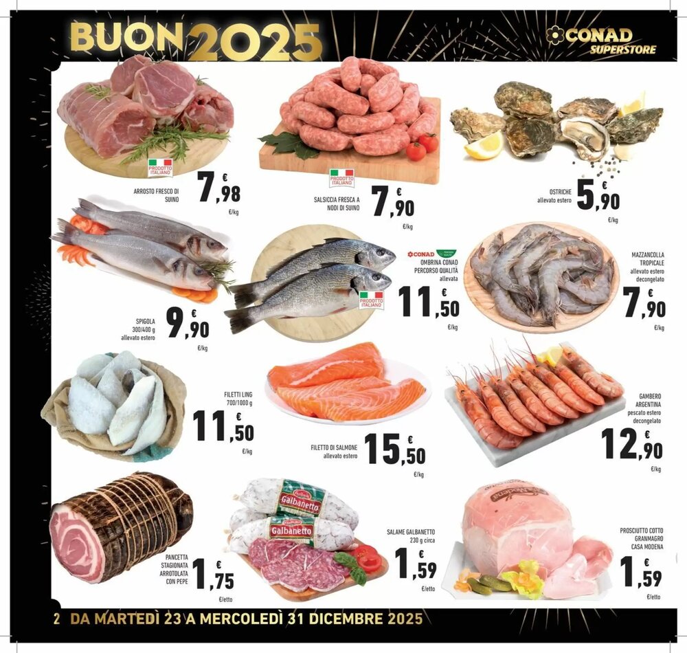Volantino promozionale Conad Superstore  valide dal 23/12/2025 - Pagina 2.