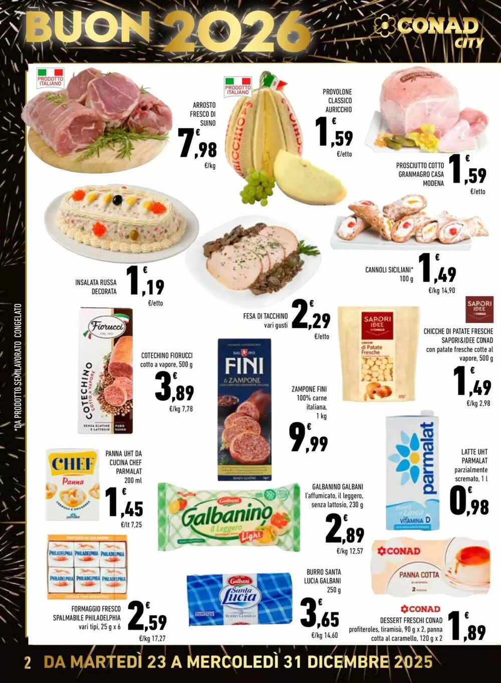 Volantino promozionale Conad City  valide dal 23/12/2025 - Pagina 2.