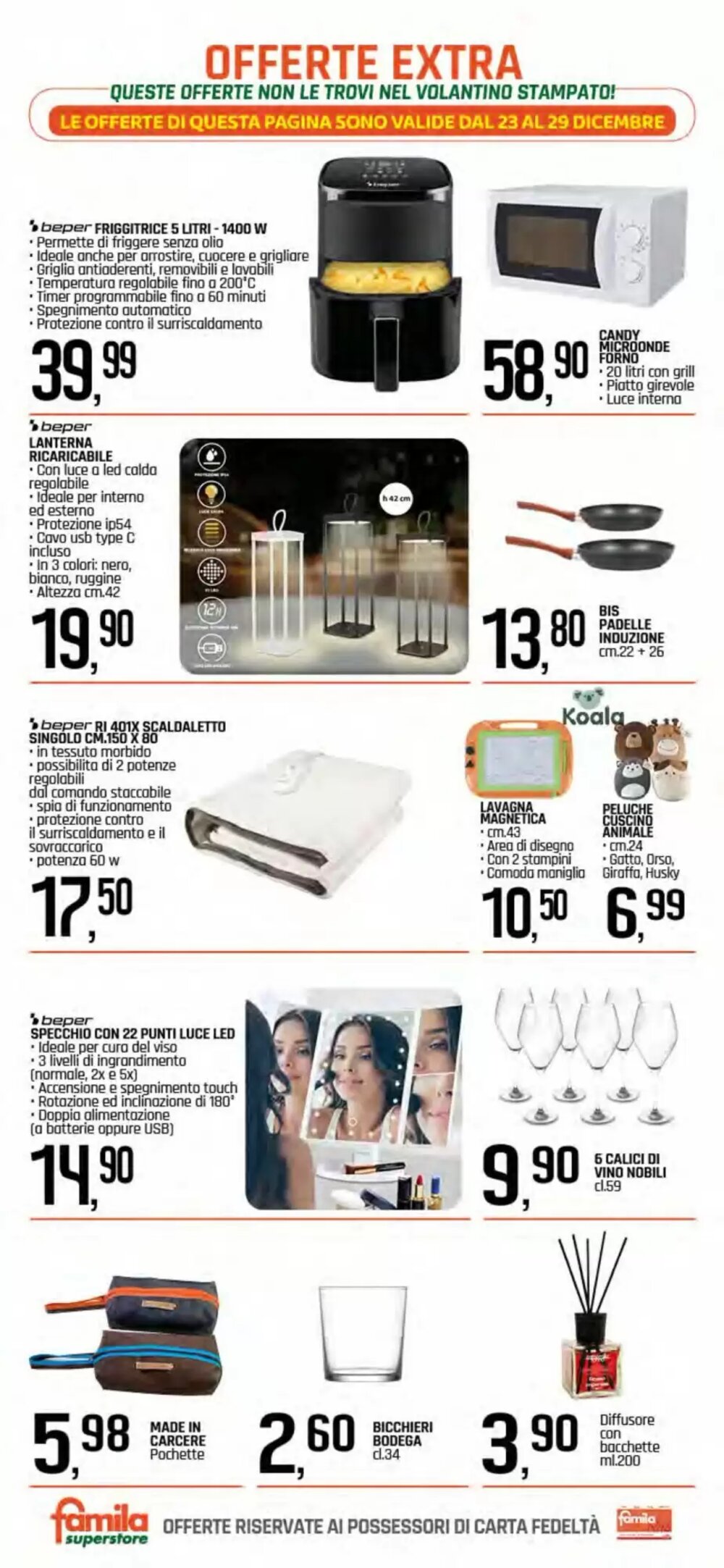 Volantino promozionale Famila Superstore  valide dal 23/12/2025 - Pagina 21.