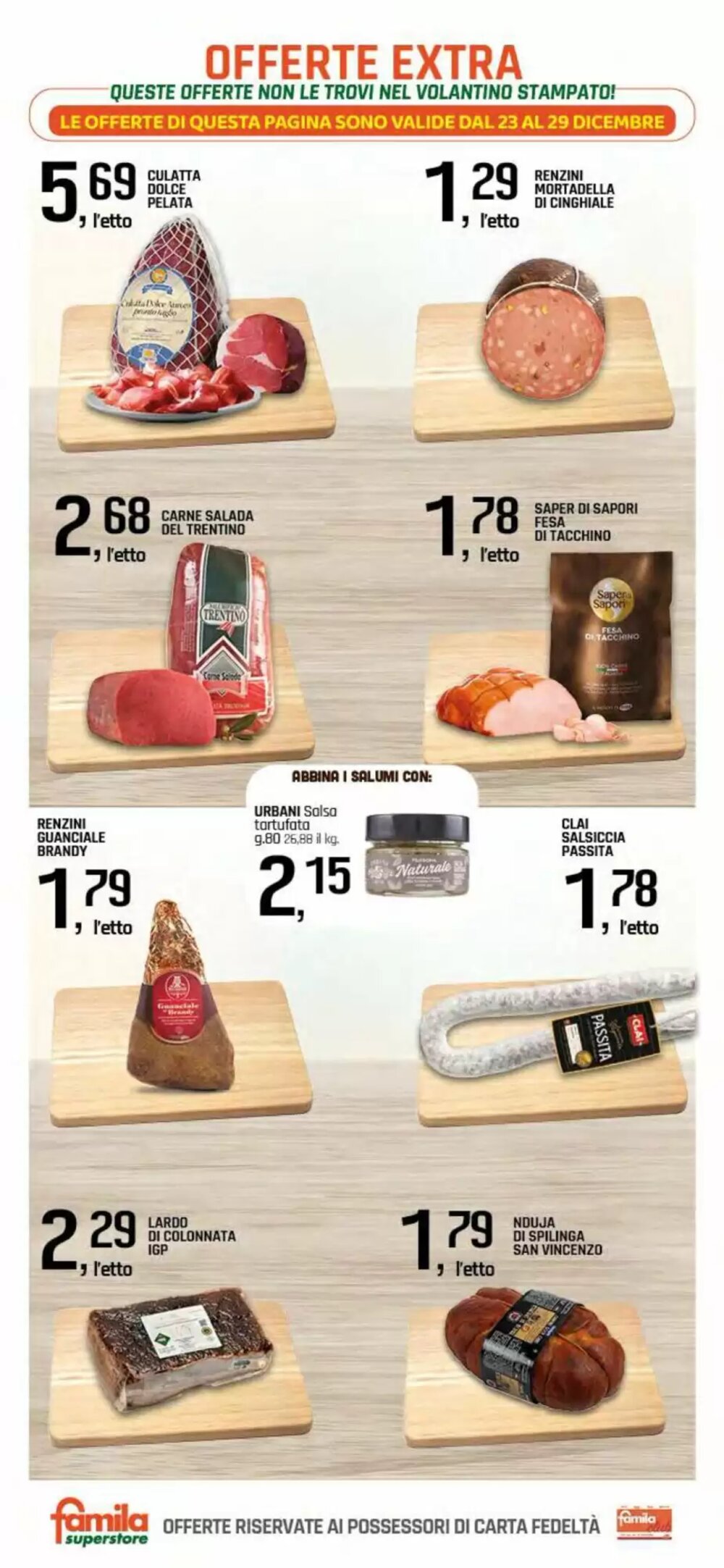 Volantino promozionale Famila Superstore  valide dal 23/12/2025 - Pagina 23.