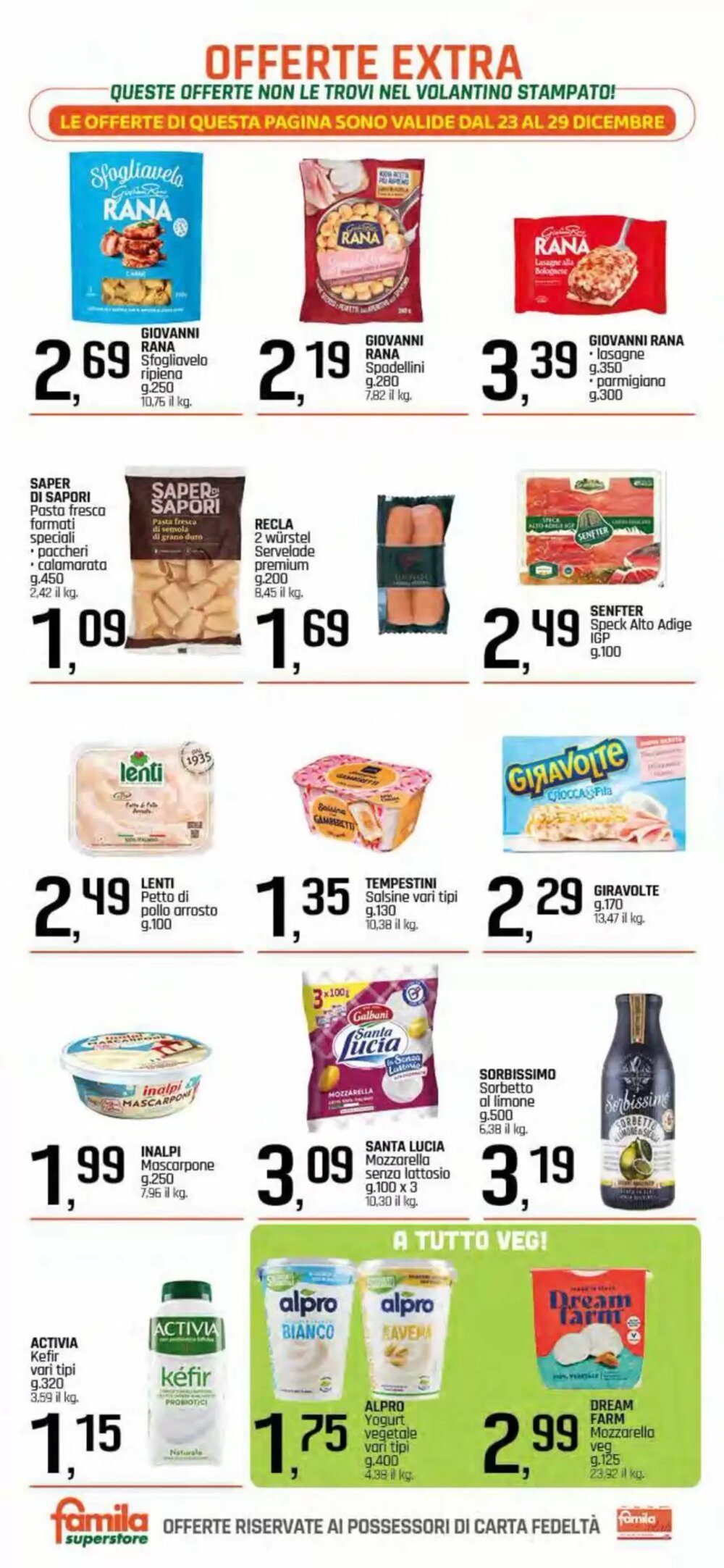 Volantino promozionale Famila Superstore  valide dal 23/12/2025 - Pagina 24.