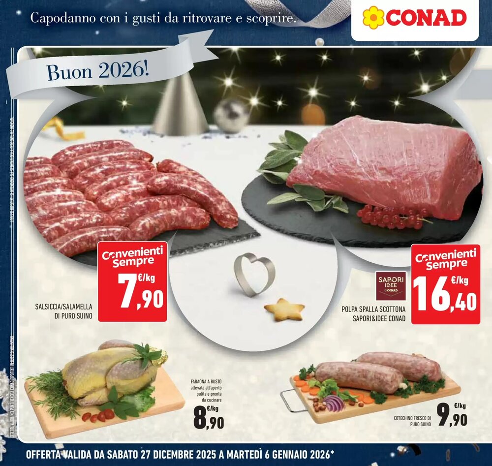 Volantino promozionale Conad  valide dal 26/12/2025 - Pagina 10.