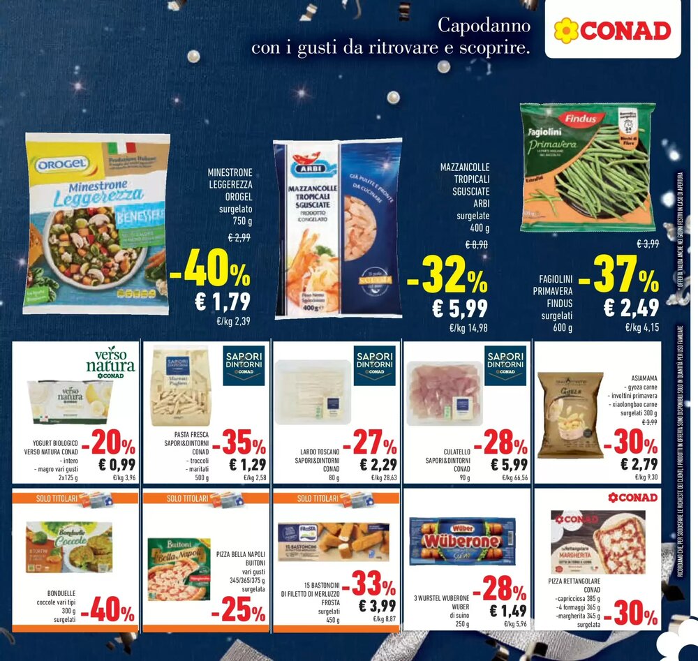 Volantino promozionale Conad  valide dal 26/12/2025 - Pagina 23.
