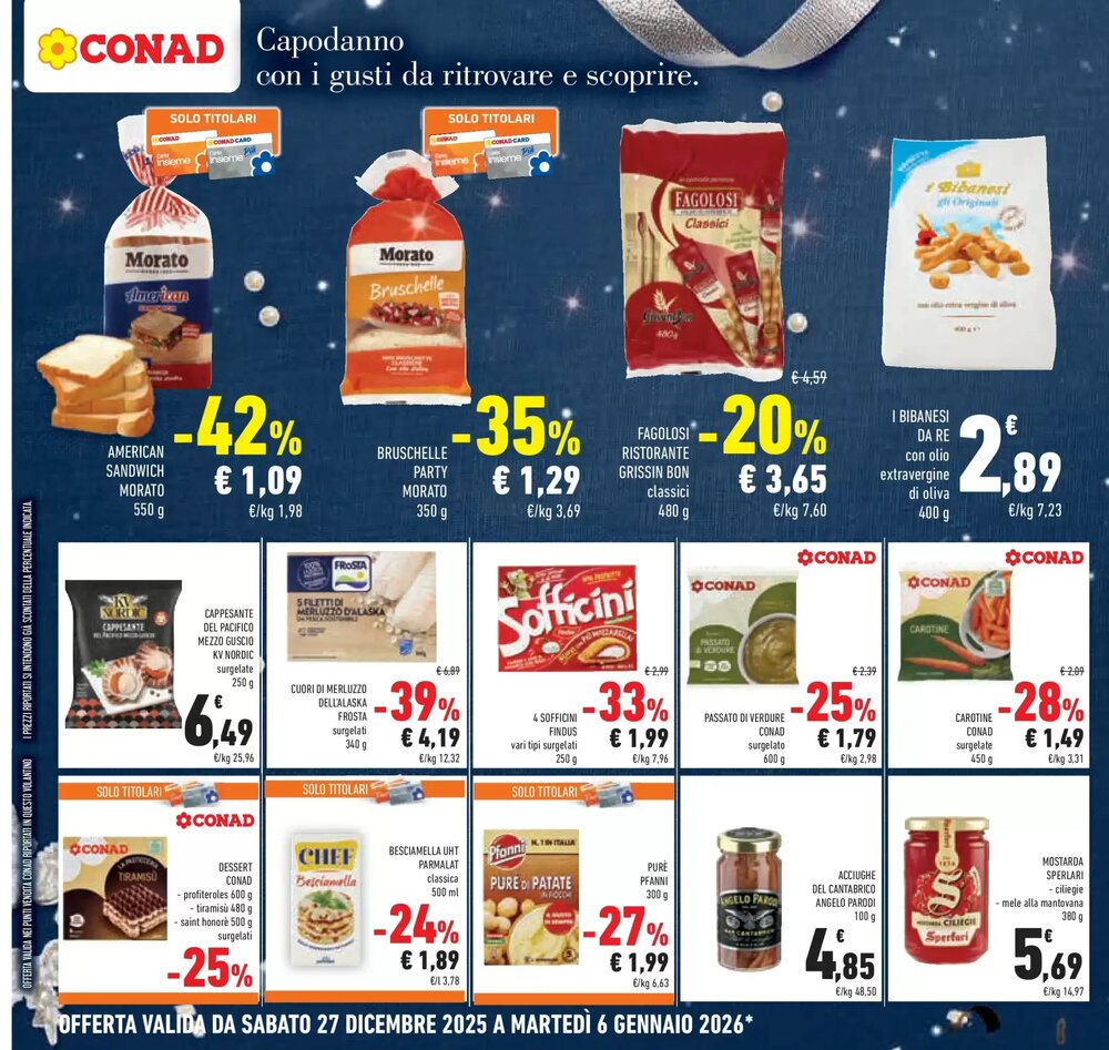 Volantino promozionale Conad  valide dal 26/12/2025 - Pagina 24.
